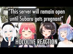 Hololive staff announce Subaru's Ark pregnancy to the entire server