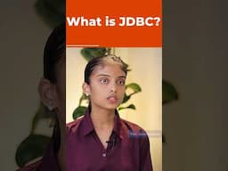 What is JDBC in Java? | Java Placement Question | #shorts #kiransir