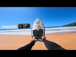 POV SURFING WITH THE NEW INSTA360 ACE PRO 2! (SURF & REVIEW)