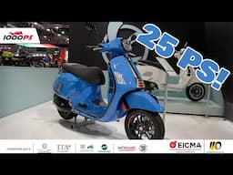 Die stärkste Vespa aller Zeiten! Vespa GTS 310 2025 | EICMA Neuheiten 2024