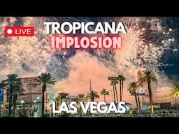 TROPICANA IMPLOSION in Las Vegas LIVE Countdown (It’s CRAZY!)