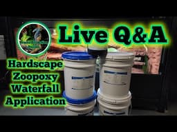 LIVE Q&A Brad's Bioactive Builds DIY Reptile Enclosure, Hardscape, Waterfall, Zoopoxy