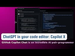 Copilot Chat Demo | Copilot X: best AI pair programmer!