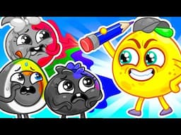 Oh No! Baby Lemon Stole My Color 😭 I Lost My Color || Best Kids Cartoon 🥑💖