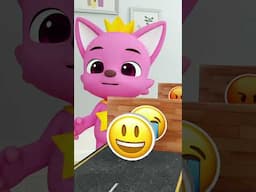 Pinkfong's Emoji Challenge 😃 😱 😭 😡 #Hogi #shorts