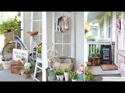 30+ Rustic Spring Porch Decor Ideas to Help you Get Your Outdoor Space | DIY GARDENS