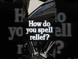 🙋🏻‍♂️How Do You spell Relief❓ #harleydavidson #fxlrs #lowriders #americanmotorcycles