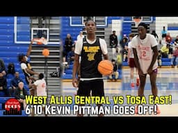 West Allis Central And Tosa East GO AT IT! 6'10 Big Man Shows Out!