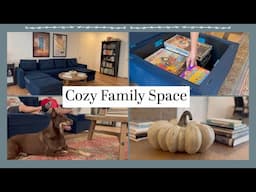 Creating a Cozy Family Space | Media Room Makeover