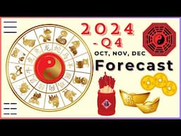 Oct, Nov, Dec, 2024 - Chinese zodiac I Ching forecast - All 12 signs