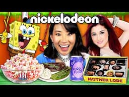 We Eat The BEST And WORST Foods From Nickelodeon Shows! | Prize vs. Punishment Roulette