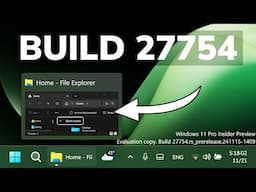 New Windows 11 Build 27754 – New System Tray, New Taskbar Thumbnails, and Fixes (Canary)