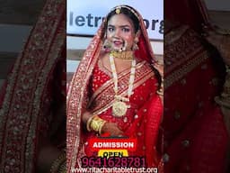 The Gorgeous Look is here ❤️😍 Rajasthani Bridal 💄📈 for taking admission go to Rita Charitable Trust