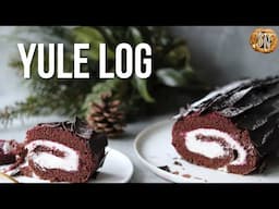 Easy Yule Log Recipe | Xmas baking