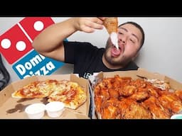 MUKBANG DOMINOS PIZZA FRIDAY EATING SHOW