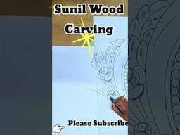 Sunil Wood Carving Shorts #woodenfurnituremaking #woodart