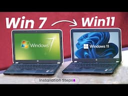 Upgrade Windows 7 to Windows 11 | Windows 11 Installation Step by Step | Windows 11 Bootable USB