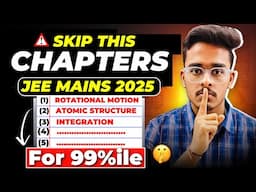 Last 3 Months ROADMAP for JEE Mains 2025🔥| How I scored 99%ile in JEE Mains