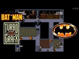 Batman (1990) Turbografx-16 / PC Engine #turbografx16 #batman #retrogaming