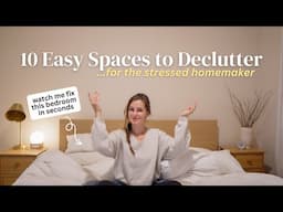 10 Easy Things to Declutter Today | for stressed & overwhelmed homemakers