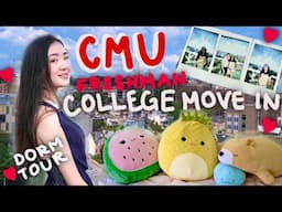 COLLEGE MOVE IN DAY @ Carnegie Mellon // CS building tour + dorm room tour