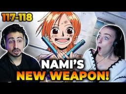 NAMI VS MISS DOUBLE FINGER!! *ONE PIECE* Episodes 117-118 REACTION!