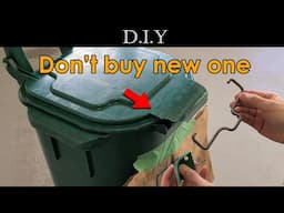 How to fix broken garbage bin, green bin and recycling box like a Pro?