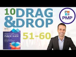 10 More Drag and Drop Questions for your PMP Exam (51 to 60)