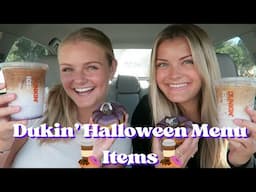 Trying Dunkin's Halloween Menu Items - 2024