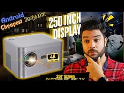 HY350 Projector Review | 4K Video Support | Highest Quality Smart Android Projector 2GB/32GB |