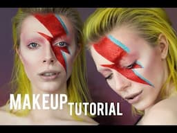 DAVID BOWIE Aladdin Sane - Makeup Tutorial | Leigh Dickson