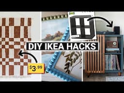 DIY IKEA HACKS ✨ *Kallax hack, bobbin frames, wall art*