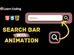 How to Create Search Bar Using HTML CSS Javascript | Mini-Project 3 | Learn Coding