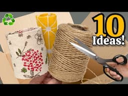 Transforming Cardboard & Waste Material: 10 GENIUS Recycling Ideas ♻️ I Make MANY and SELL Them All!