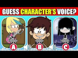 🔊 Guess The Loud House Characters By Their VOICE? | Luna Loud, Lincoln