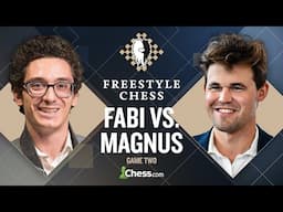 MAGNUS v. FABIANO! No Theory, No Problems!? Freestyle Chess Game 2 & TBs