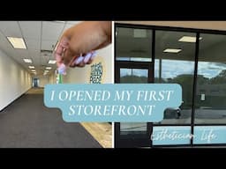 I Opened a Storefront | Full Tour + Walk Through | Solo Esthetician to Employees | Spa Buildout