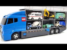 13 Types Cars Tomica ☆ Open Tomica and place it on Okatazuke convoy