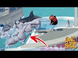 *New update Spawning bots in Gang beasts* (Funny Moments)