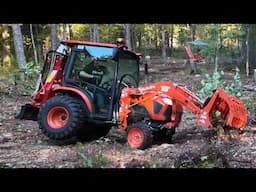 778 Skidding Logs and Splitting Firewood. IGLAND 3501 Skidding Winch .  4K