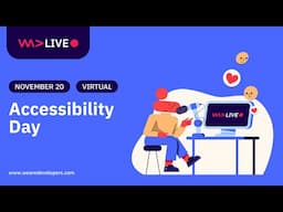 WeAreDevelopers LIVE - Accessibility Day