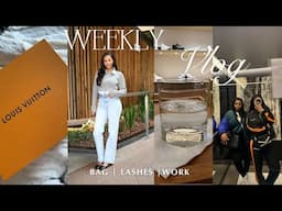 Weekly vlog: New bag +Shoes unboxing + Working and Shooting content