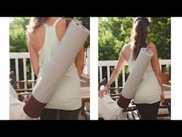 DIY yoga mat bag DESIGN #1 - presented by Magic Carpet