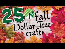 25 Fall EASY Dollar Tree DIY Crafts