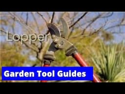 Garden Tool Guides : How to Use a Limb Lopper