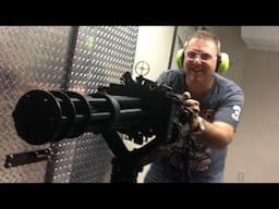 Shooting the Uzi, M16, AK47, M60, Shotgun, Grenade Launcher, MG42 & Minigun at Battlefield Vegas