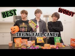 Trying limited edition fall snacks and candies!!!