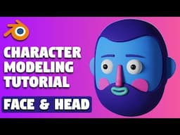 Blender Character Modeling | How to Model a Head | Blender Tutorial