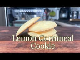 Lemon Cornmeal Cookie ~ The best lemon cookie ~ One Hot Bite