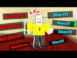 MM2 But I’m Always Murderer or Sheriff 100%